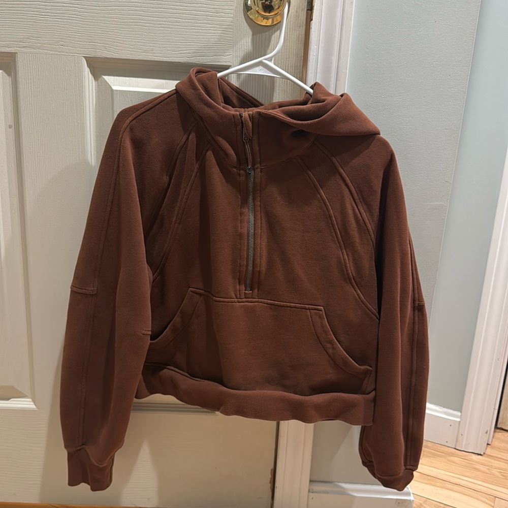 lululemon half zip scuba oversized sweatshirt